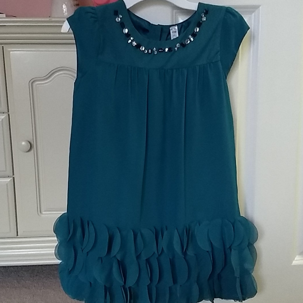 Teal dress/tunic top